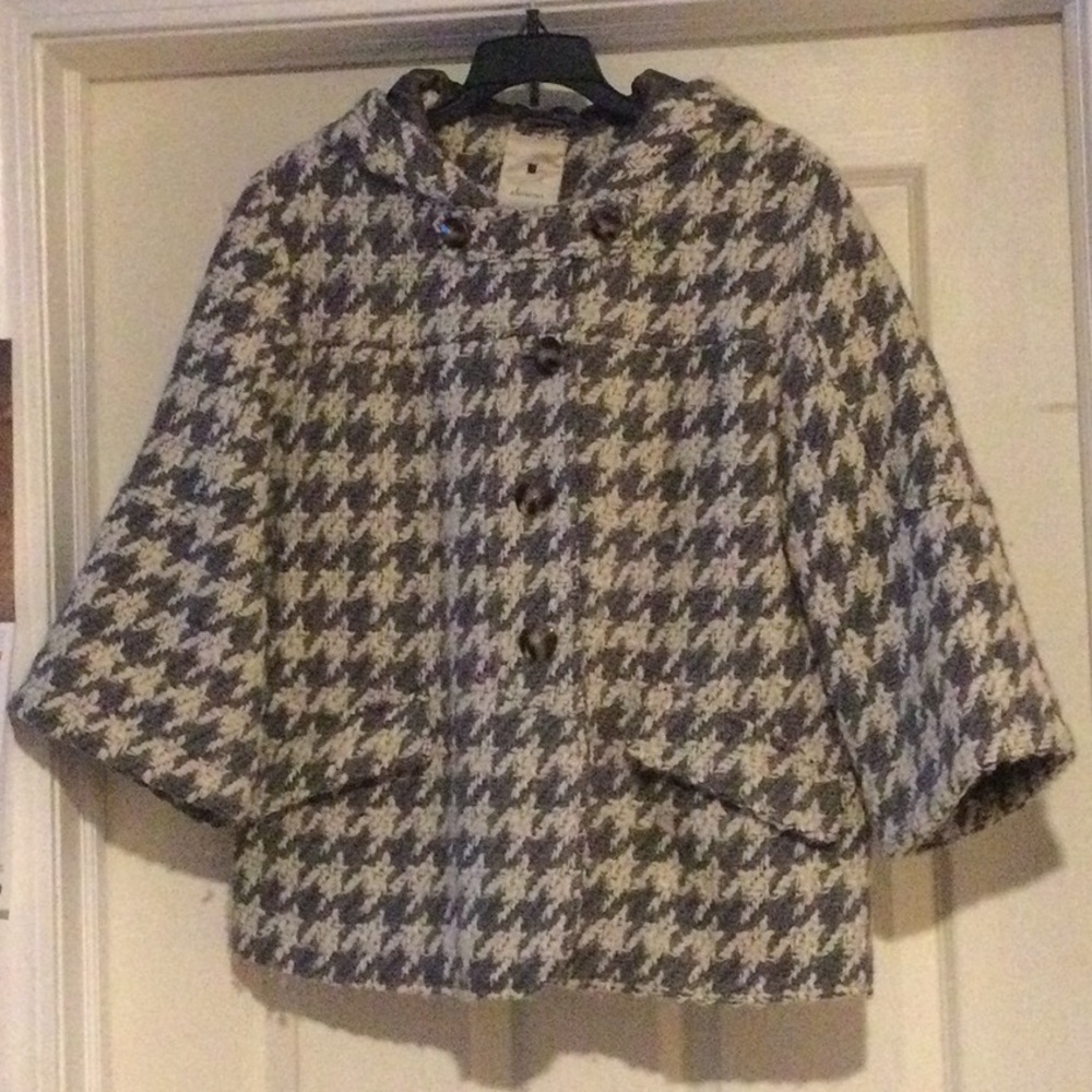 Elevenses by Anthropologie Short Hooded Jacket Size L